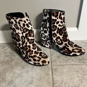 Cheetah booties
